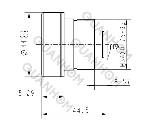 Athermalized Lens - GLA3510ZA